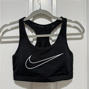Nike Dri-FIT Black Racerback Sports Bra